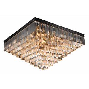 Потолочная люстра Newport 31133/PL black+gold